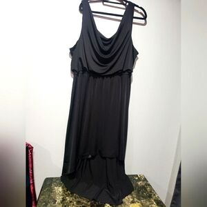 💲🖐🏾/RUBY ROX 3X Black HiLo Dress